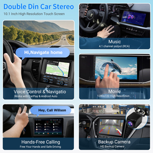 Hcncp <span class=keywords><strong>10.1</strong></span> "cảm ứng <span class=keywords><strong>Android</strong></span> Màn hình âm thanh phổ quát cho DVD đôi DIN Stereo Màn hình đơn vị GPS RGB Carplay BT đa phương tiện xe hơi - Product Image 3