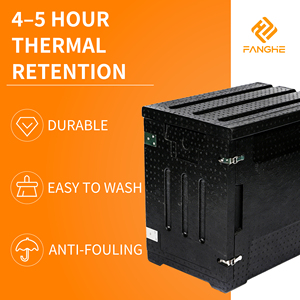 FANGHE EP-90, Contenedor de Alimentos Aislado de Espuma EPP de 90L, Caja Térmica Ligera y Apilable para Catering, Restaurantes y Entrega a Domicilio - Product Image 2