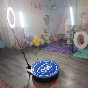 New design low noise photo booth platform 360 for photos and films 360 photo booth for 4 people