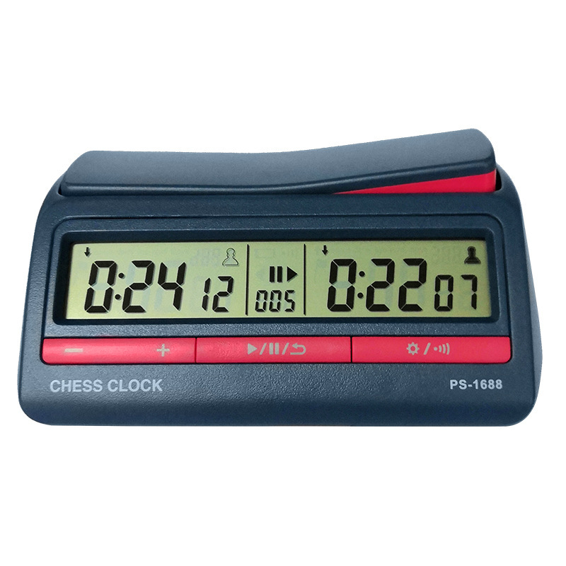 Universal Digital Chess Clock & Game Timer - Professional For Chess, Go, Board Games With Alarm & Memory