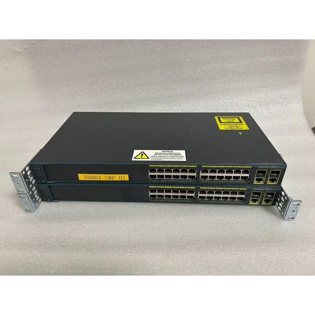 Ci-s-co WS-C2960-24TC-L 24-port 100M Gigabit Layer 2 Used Switch