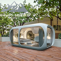 Cabine de jardin préfabriquée Wayon, structure en acier isolée moderne, pour studio de jardin, bord de lac