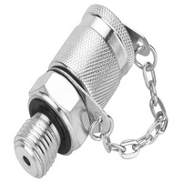 Adaptateurs de raccordement de test en acier au carbone de haute qualité pour filetage femelle G1/4 à M16*2 avec valve à piston