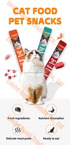 Muestras gratuitas, golosinas orgánicas naturales puras y saludables baratas para mascotas, delicioso pescado fresco, Palito para lamer, bocadillos para gatos, <span class=keywords><strong>gato</strong></span> para <span class=keywords><strong>gato</strong></span> - Product Image 2