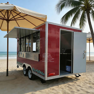 Remorque de cuisine mobile certifiée DOT CE VIN pour l'exportation aux États-Unis et en Europe, équipement de four à pizza pour concession, à vendre - Product Image 6