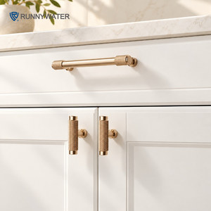 Knurled T Bar Pull Aluminum Alloy Kitchen Cabinet Handle 4518 - Product Image 4