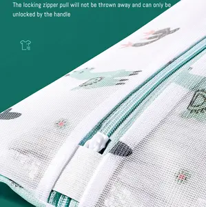 Hotel Reusable Multifunctional Double-Tiered Square Storage Bag Foldable Drawstring Wash Bag Bathroom Washing Laundry Clothes