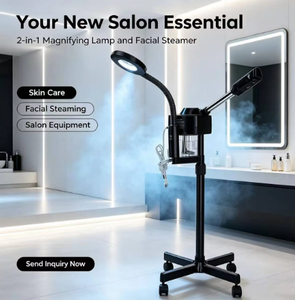 360 °   Vaporizador Facial Giratorio de Agua Fría y Caliente, Equipo Portátil de Belleza para Salón y Spa - Product Image 5