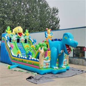 Château gonflable bon marché à usage commercial château plein d'entrain de poulpe château sautant de sirène pour aire de jeux extérieure pour enfants - Product Image 2