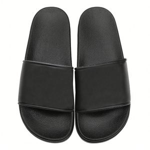 Sandalias de PVC para Hombre, Diseño Personalizado con Logotipo y Patrón, Unisex, Negras, Lisas - Product Image 4