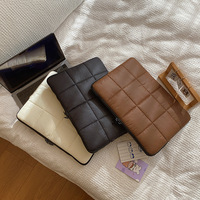 2024 New Arrived Nylon Fabric Square Quilted Laptop Messenger Bag Custom Logo & Color Custom Handle Lightweight Zip Closure