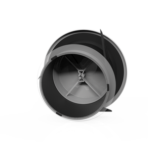 Rejilla de registro de plástico ABS blanco moderno de 80mm, <span class=keywords><strong>cubierta</strong></span> de ventilación de <span class=keywords><strong>aire</strong></span> <span class=keywords><strong>acondicionado</strong></span> para oficina al <span class=keywords><strong>aire</strong></span> libre, sótano, almacén, redondeado fresco - Product Image 3