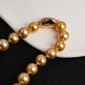 مجوهرات راقية ذهب جنوب البحر قلادة لؤلؤ فينيكس حقيقي - Product Image 4