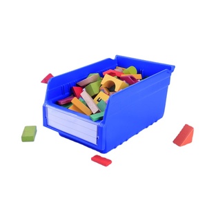 Petits bacs de <span class=keywords><strong>rangement</strong></span> en <span class=keywords><strong>plastique</strong></span> avec couvercles pour organiser les articles Home Office Garage Garden Warehouse Design fonctionnel pour le stockage d'outils - Product Image 1