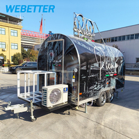 Conteneur WEBETTER pour restaurant BBQ, bar, restauration rapide, remorque à pizza, cuisine mobile en conteneur commercial de 20 pieds ou 40 pieds à vendre