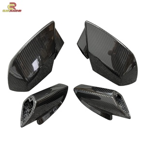 Dry Carbon Fiber <b>Mirror</b> Cover Replacement Side <b>Mirror</b> for Lambo 2014-2018 Huracan LP580 LP610 - Product Image 1
