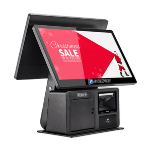 Hardware POS con Stampante Termica Integrata, Sistemi POS Hardware, Terminale POS con Doppio Schermo, Registratore di Cassa - Product Image 2