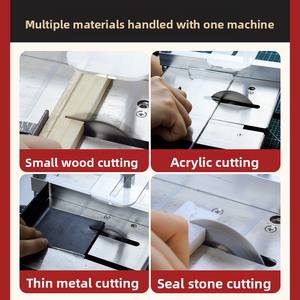 <span class=keywords><strong>Mini</strong></span> machine de découpe artisanale, <span class=keywords><strong>scie</strong></span> <span class=keywords><strong>circulaire</strong></span> modèle 675, électrique, <span class=keywords><strong>pour</strong></span> bricolage domestique, outil de découpe de circuits imprimés à 45 degrés - Product Image 3