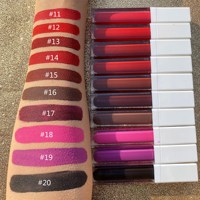 Rouge à lèvres liquide mat nude naturel avec logo personnalisé, gloss à lèvres vegan brun, tube de gloss à lèvres à marque privée, logo personnalisé