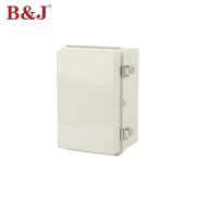 B & J Abs électronique 400x300x180mm boîtier en plastique IP68 boîte de jonction étanche boîte électrique avec charnière en acier inoxydable