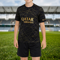 Uniforme de Fútbol Personalizado por Sublimación para Hombre y Niño, Conjunto de Camiseta y Pantalones Cortos, Transpirable, que Absorbe la Humedad, Equipación Deportiva