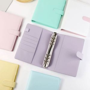 สมุดโน้ตปกหนัง PU สีมาการอง A5 แบบ DIY พร้อมคุณสมบัติสะสมโฟโต้การ์ด สำหรับใช้เป็นของแจก - Product Image 5
