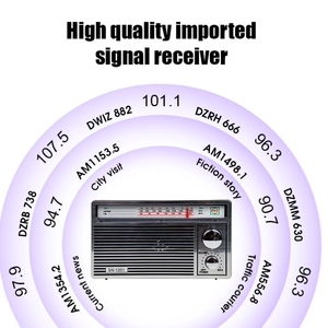 China Draagbare Transistor Muziekspeler Oplaadbare Batterij 3 Band Am Sw Fm Radio Met Lange Levensduur Batterij Functie
