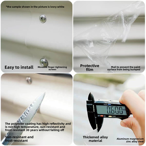 11 ''Hoog Verhoogd Tuinbed Beweegbare Metalen Plantdoos, Balkon Dakbloem En Groenteplantdoos Groentepot - Product Image 2