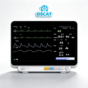 เครื่องมือสัตวแพทย์ OSCAT เครื่องวัดสัญญาณชีพผู้ป่วยแบบหลายพารามิเตอร์ขนาด 14 นิ้ว ECG SpO2 NIBP ETCO2 สำหรับโรงพยาบาลสัตว์ รุ่น VM14pro 1 - Product Image 1