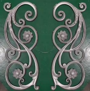 OUYA-piezas de relleno decorativas de aluminio, para puertas y vallas