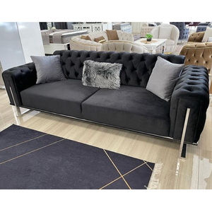 Grosir set <span class=keywords><strong>Sofa</strong></span> mewah Italia antik baja tahan karat Set <span class=keywords><strong>Sofa</strong></span> biru ruang tamu desain 3 2 1 <span class=keywords><strong>Sofa</strong></span> dan <span class=keywords><strong>Sofa</strong></span> - Product Image 5