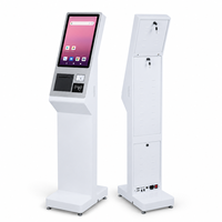Kiosque de commande et de paiement tactile Android/Win Touchwo 15,6 pouces avec imprimante thermique et lecteur de code QR pour supermarché