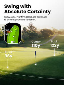 माइली जेनेप्रो G1 <span class=keywords><strong>GPS</strong></span> गोल्फ रेंटिफाइंडर टचस्क्रीन 1300 यार्ड रेंज फाइंडर प्रीलोडेड 43000 + कोर्सेस रेड ग्रीन डिस्प्ले 905nm - Product Image 3