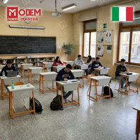 MINYI BAND Italy Bureau d'école pour enseignant et étudiant, ensemble bureau et chaise pour 2 personnes, table d'étude pour étudiants