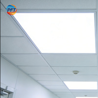 Plaque de plâtre PVC ignifuge classe A, dalle de plafond carrée avec grille de plafond pour usage commercial, hôtels, hôpitaux, design moderne