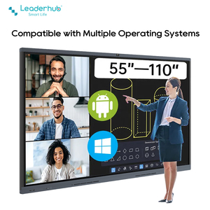 Precios de Distribuidor Leaderhub, Pantalla Interactiva Plana Inteligente de 65, 75, 86, 98 y 110 Pulgadas para Enseñanza y Reuniones - Product Image 6