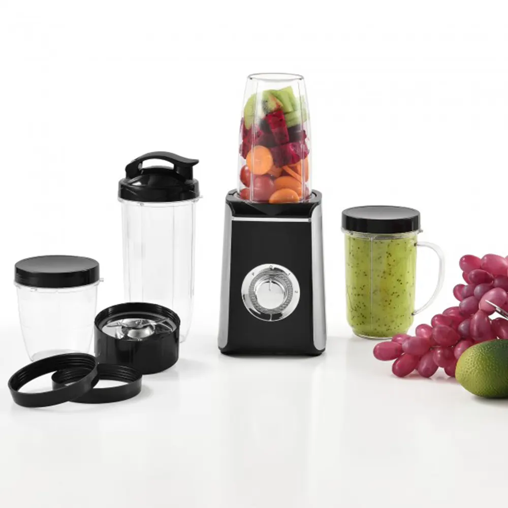 Smoothie Maker – ensemble de 12 pièces, processeur de mélangeur de jus de 12 pièces | Mélangeur multifonctionnel avec 8 fonctions,. Go-Go D