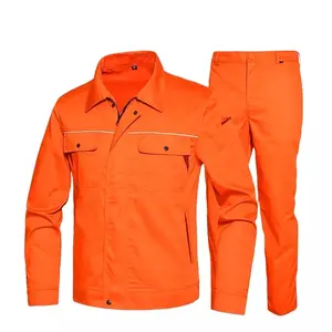 Custom Industry Manufacturer Factory Staff Uniform Sets Mechanic Technician Wear Workwear Workshop Work Suit