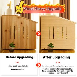 Lüks ahşap sürüngen ve Hamster yetiştiriciliği kutusu büyük uzay Pet Habitat ile akrilik şeffaf pencere Pet malzemeleri - Product Image 3