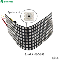 16x16 256 Pixel APA102C Flexibles LED-Matrix-Panel für Displays