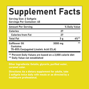 Wholesale Custom Conjugated Linoleic Acid Soft Capsules Support Muscle Health Endurance Energy Booster Designed CLA Softgels - Product Image 6