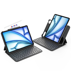 Bàn Phím Trường Hợp Mới Đến Trọng Lượng Nhẹ Cho <span class=keywords><strong>iPad</strong></span> Pro 11 M1 M4 Không Khí 10.9 M1 M3 Stylus Khe Cắm Siêu Mỏng Thiết Kế Từ Tính Pin Dài - Product Image 3