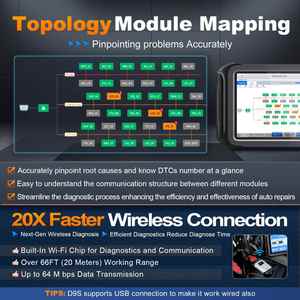 XTOOL D9S EU 양방향 OBD 스캐너 자동차 진단 도구, 자동차 키 프로그래밍 기계 Xtool 진단 기계 모든 차종용 - Product Image 3