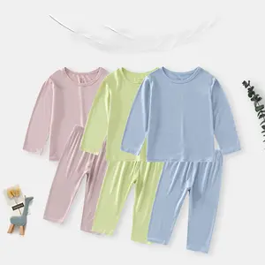 Popular Cotton Cute Newborn Baby Girls Clothing Sets Cheap Solid Color Clothing Sets Jumpsuit Baby Boy Clothing Sets 0 to 1 Year