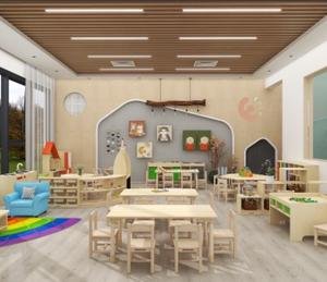 Eibele Meubles de garderie en bois à vendre à des prix abordables Garderie pour enfants Préscolaire Toddler Salle de classe Design Aménagement de meubles - Product Image 1