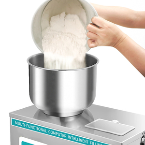 100g 200g Low Price Mini Desktop Semi-Automatic Nut Suger Coffee Salt Tea Bean Grain Seed Granule Bag Weighing Filling Machine - Product Image 4
