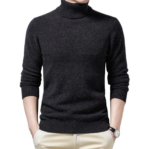 <strong>Men's</strong> 100%wool Basic Knitwear Long Sleeve <strong>Turtle</strong> <strong>Neck</strong> <strong>Jumpers</strong> for <strong>Men</strong> - Product Image 1