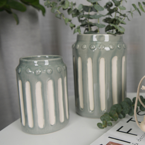 Maceta de bonsái de cerámica clásica grande de estilo chino con pata - Product Image 1