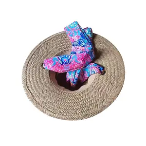 Manufacturers Supply Men And Women Fashion Round Head Large Eaves Sunshade Floating Band Hair Edge Paper Braid Hat Straw Hat