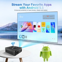 Projecteur intelligent X1 MAX 4K, processeur quadricœur, Android 9, WIFI 5G, LED, vidéo 8K, Full HD 1080P, mini projecteur de cinéma maison, projecteurs 4K, 4+32 Go